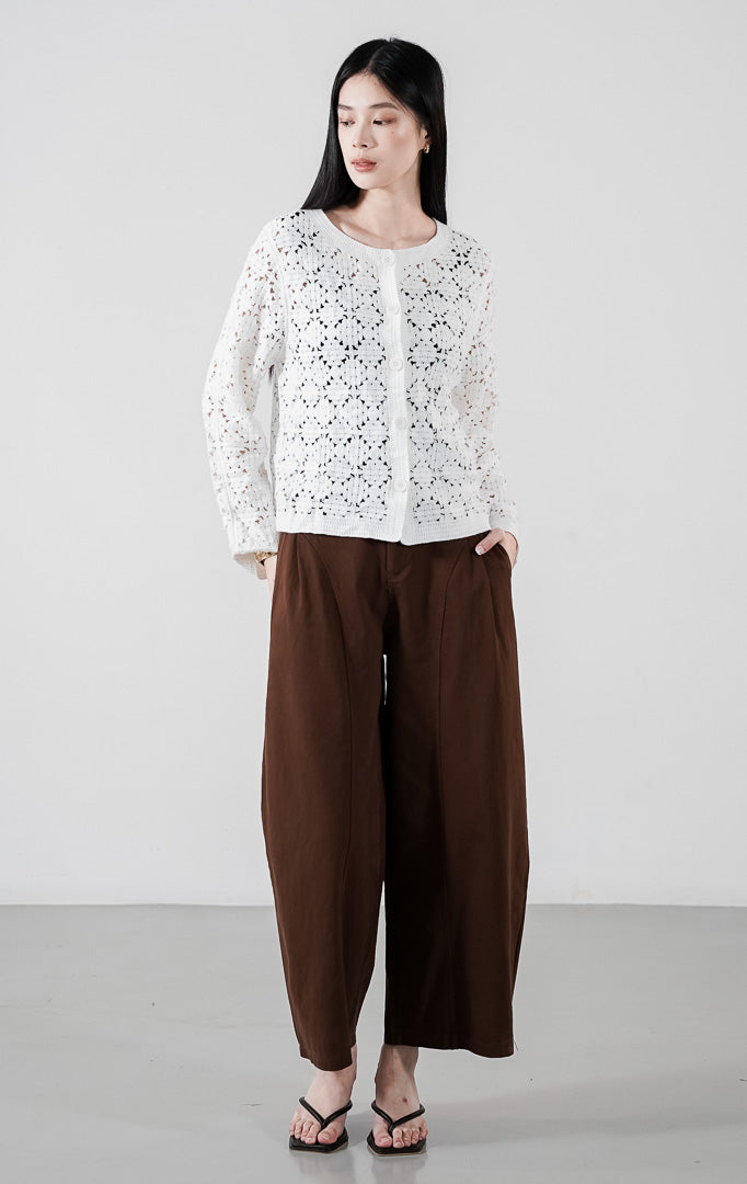 Lucia Cardigan White