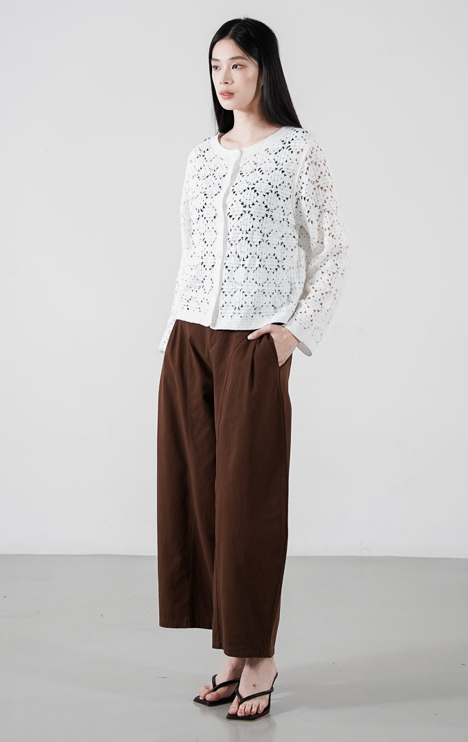 Lucia Cardigan White