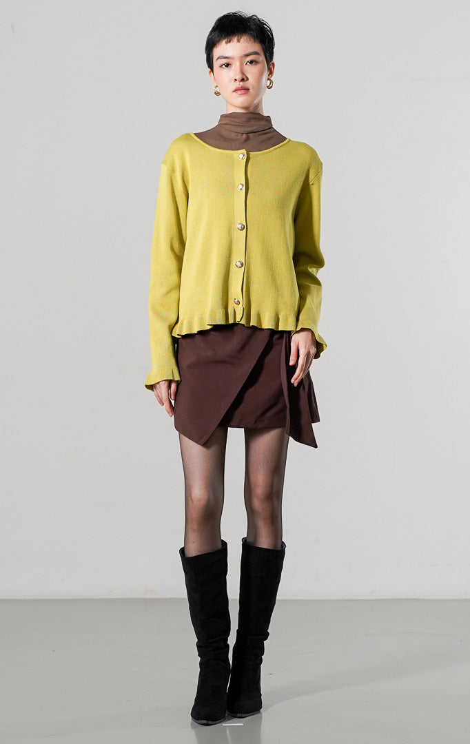 Angelita Cardigan Lime