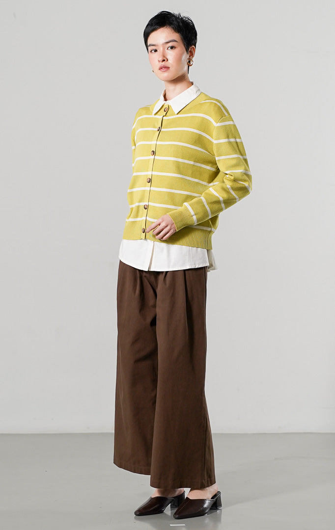 Freja Cardigan Lime