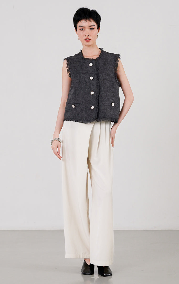 Mirabelle Vest Dark Grey