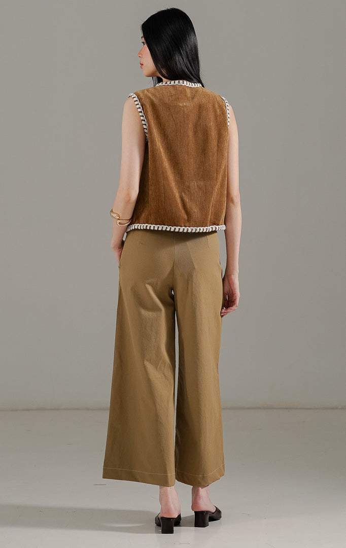 Lafayette Vest Dark Brown
