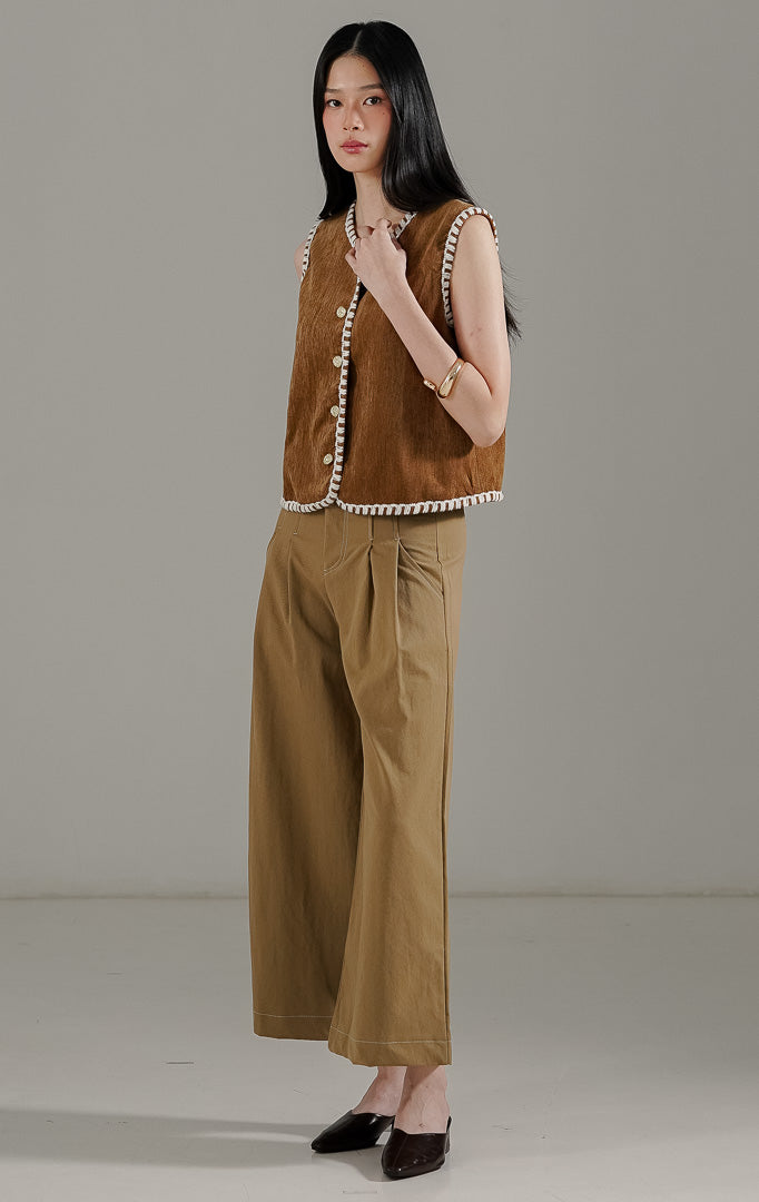 Lafayette Vest Dark Brown