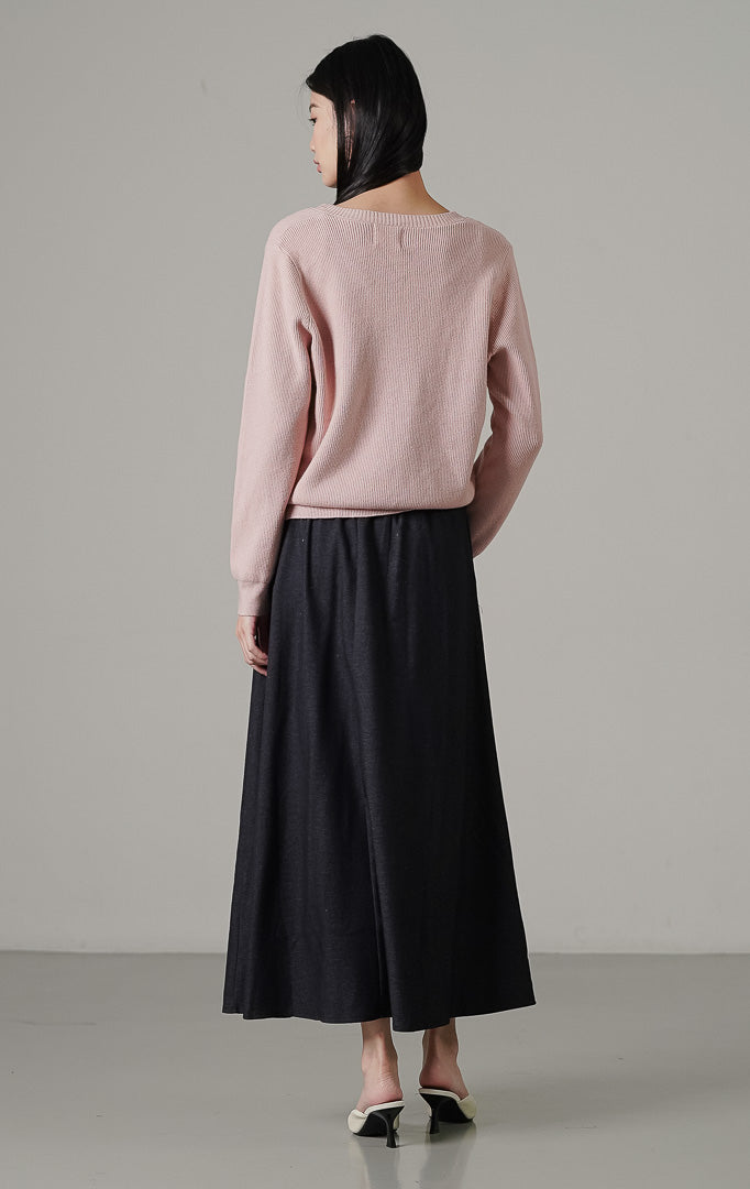 Hermione Cardigan Dusty Pink