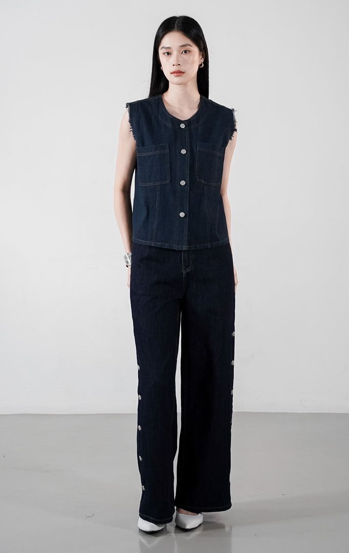 Marais Vest Indigo Denim