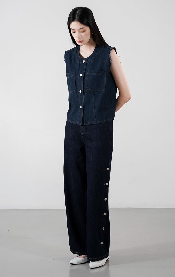 Marais Vest Indigo Denim