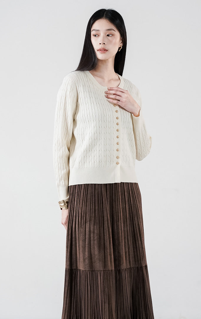 Vinnie Cardigan Ivory