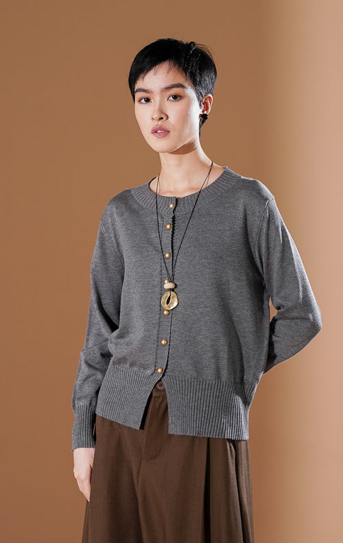 Helena Cardigan Grey
