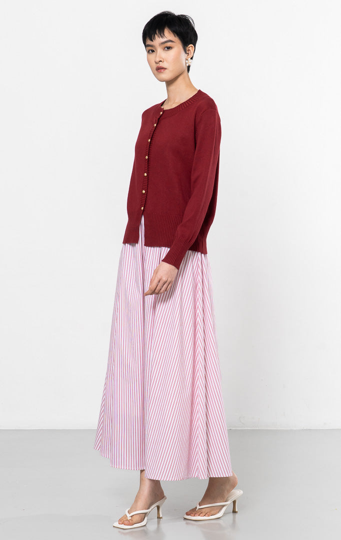 Helena Cardigan Maroon