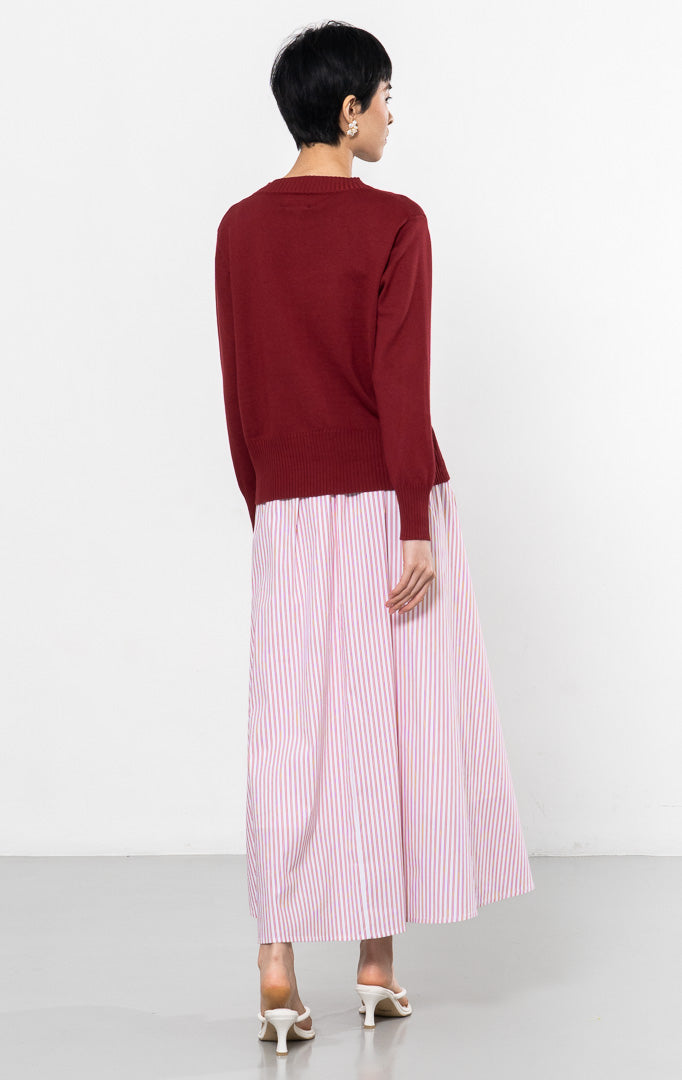 Helena Cardigan Maroon