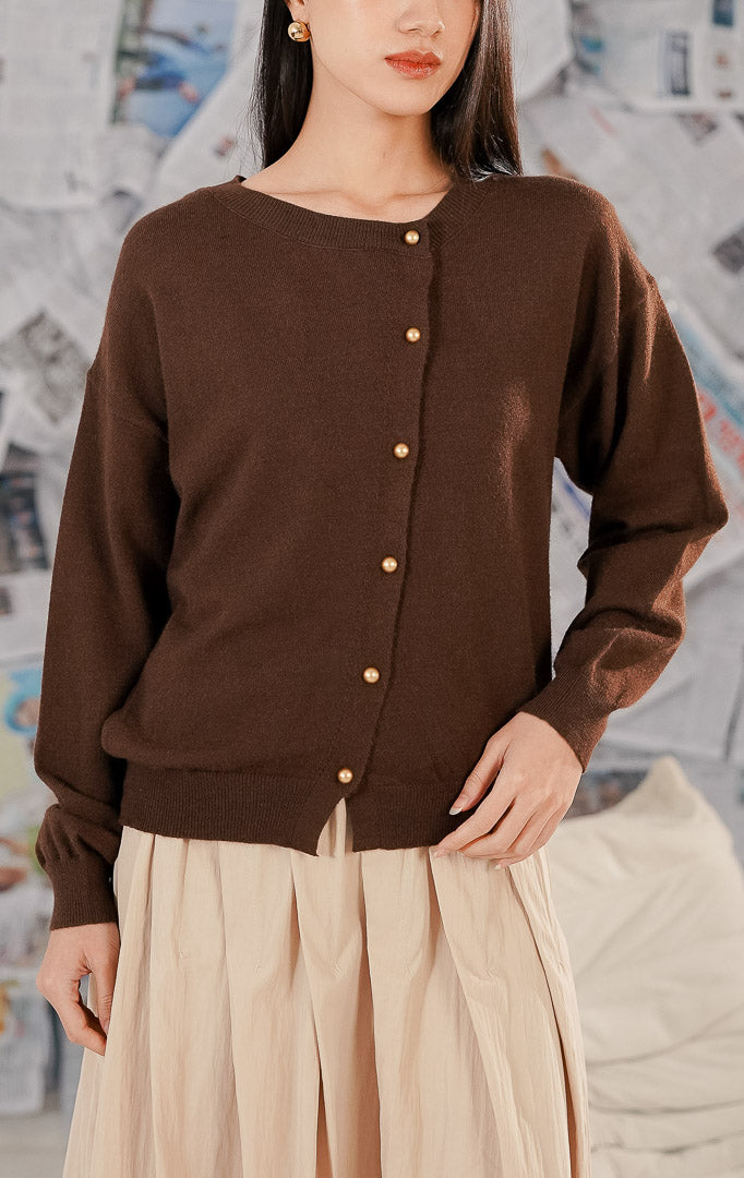 Yurri Cardigan Brown