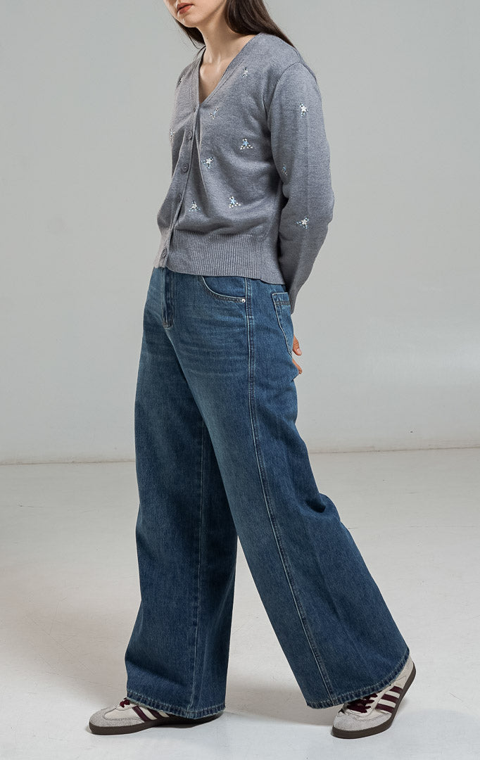 Petunia Cardigan Grey