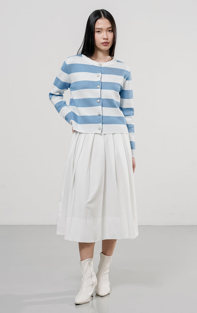 Mia Cardigan Blue Striped