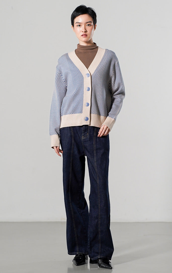 Katniss Cardigan Dark Blue