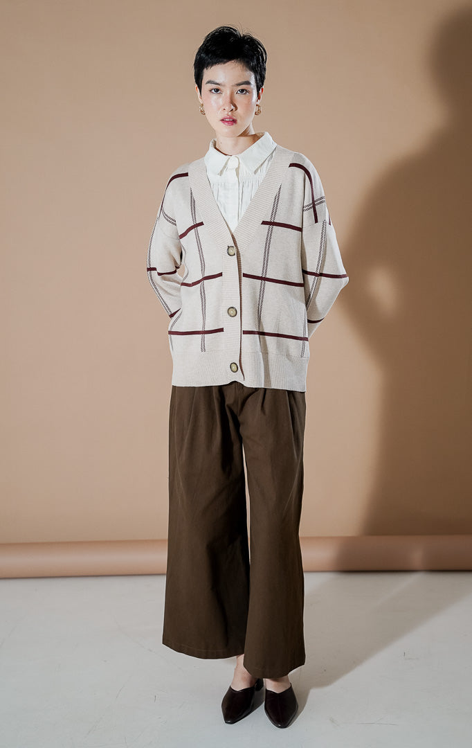 Thena Cardigan Khaki