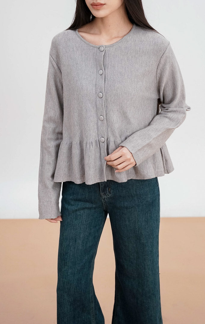 Keeley Cardigan Grey