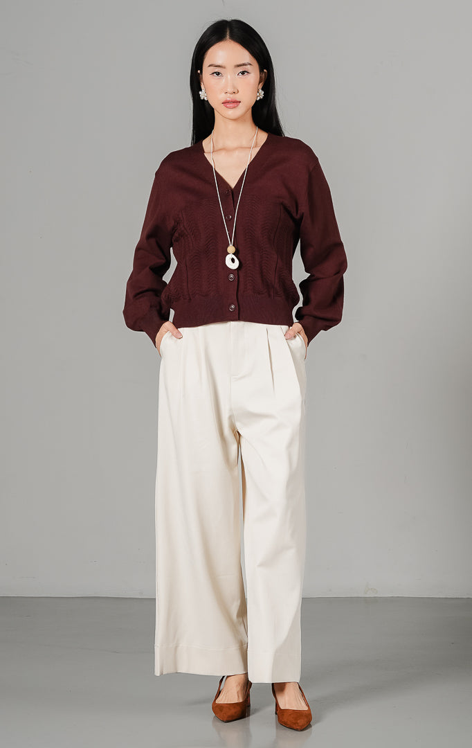 Daliya Cardigan Dark Brown