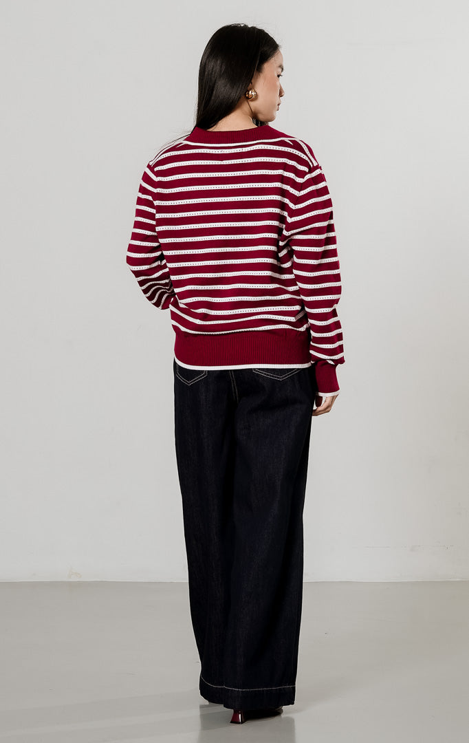 Laurel Sweater Red