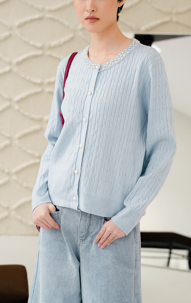 Killian Cardigan Light Blue