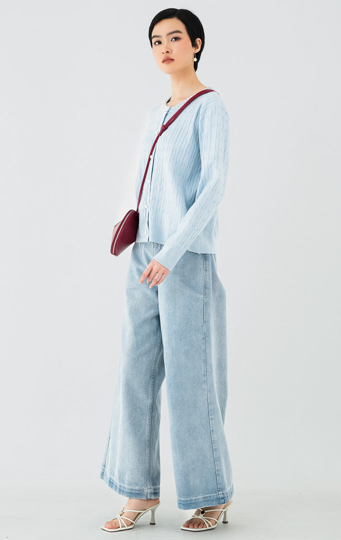 Killian Cardigan Light Blue