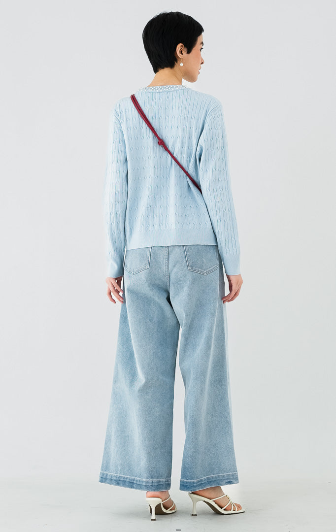 Killian Cardigan Light Blue