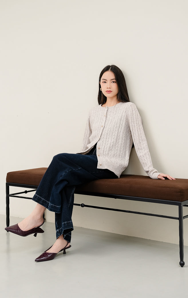 Issac Cardigan Khaki