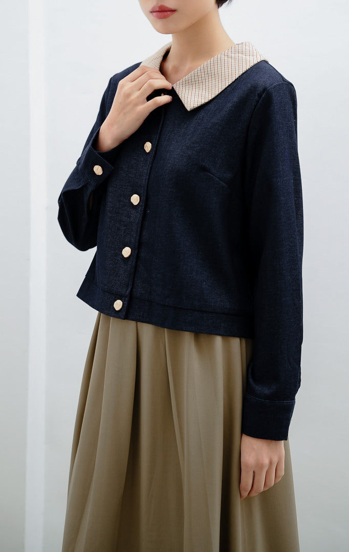 Casandera Top Navy