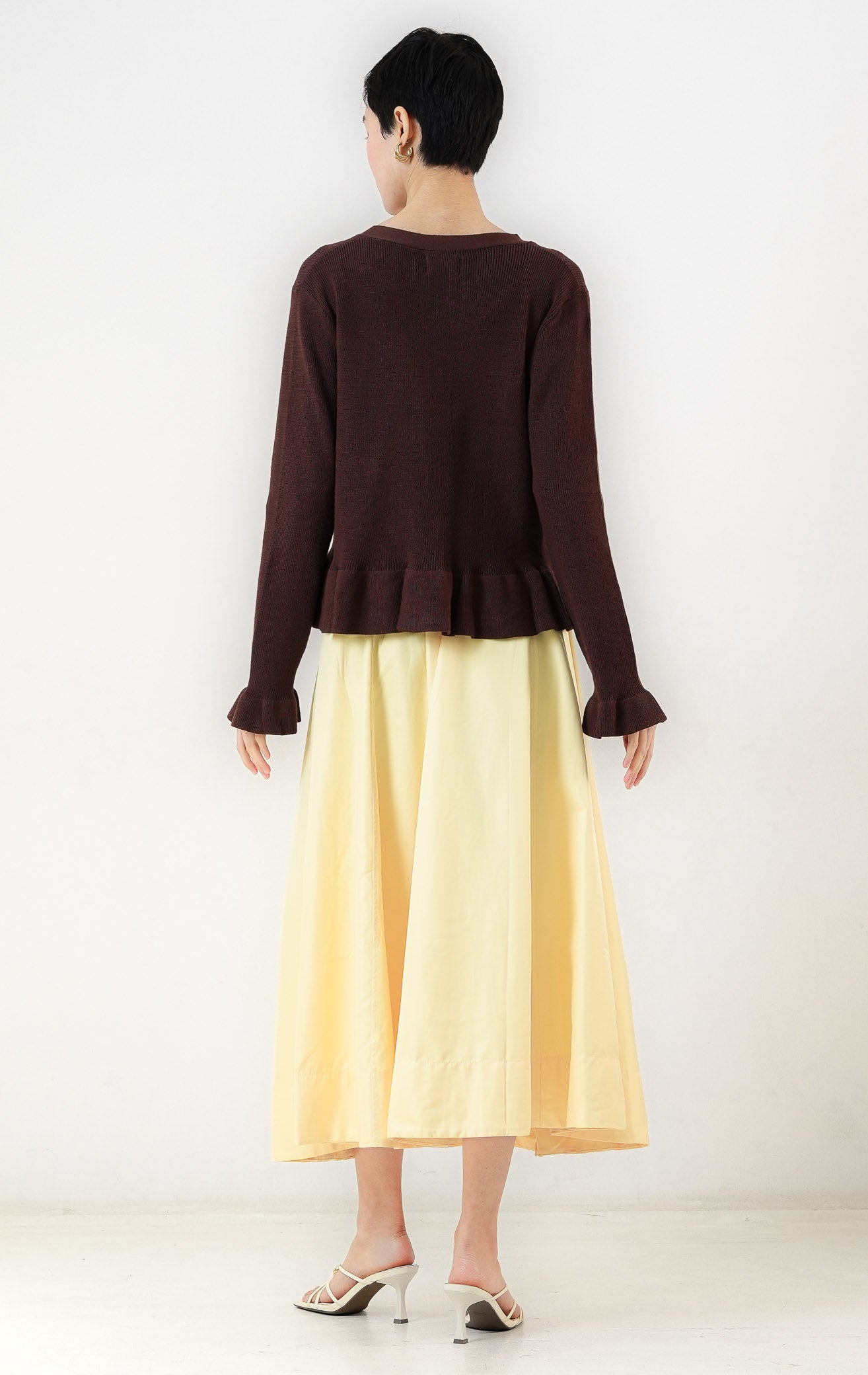 Eugenia Cardigan Dark Brown