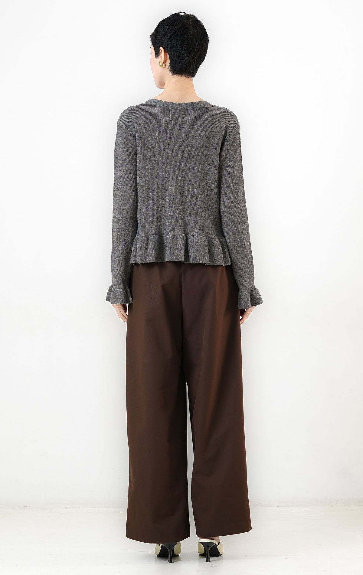 Eugenia Cardigan Dark Grey