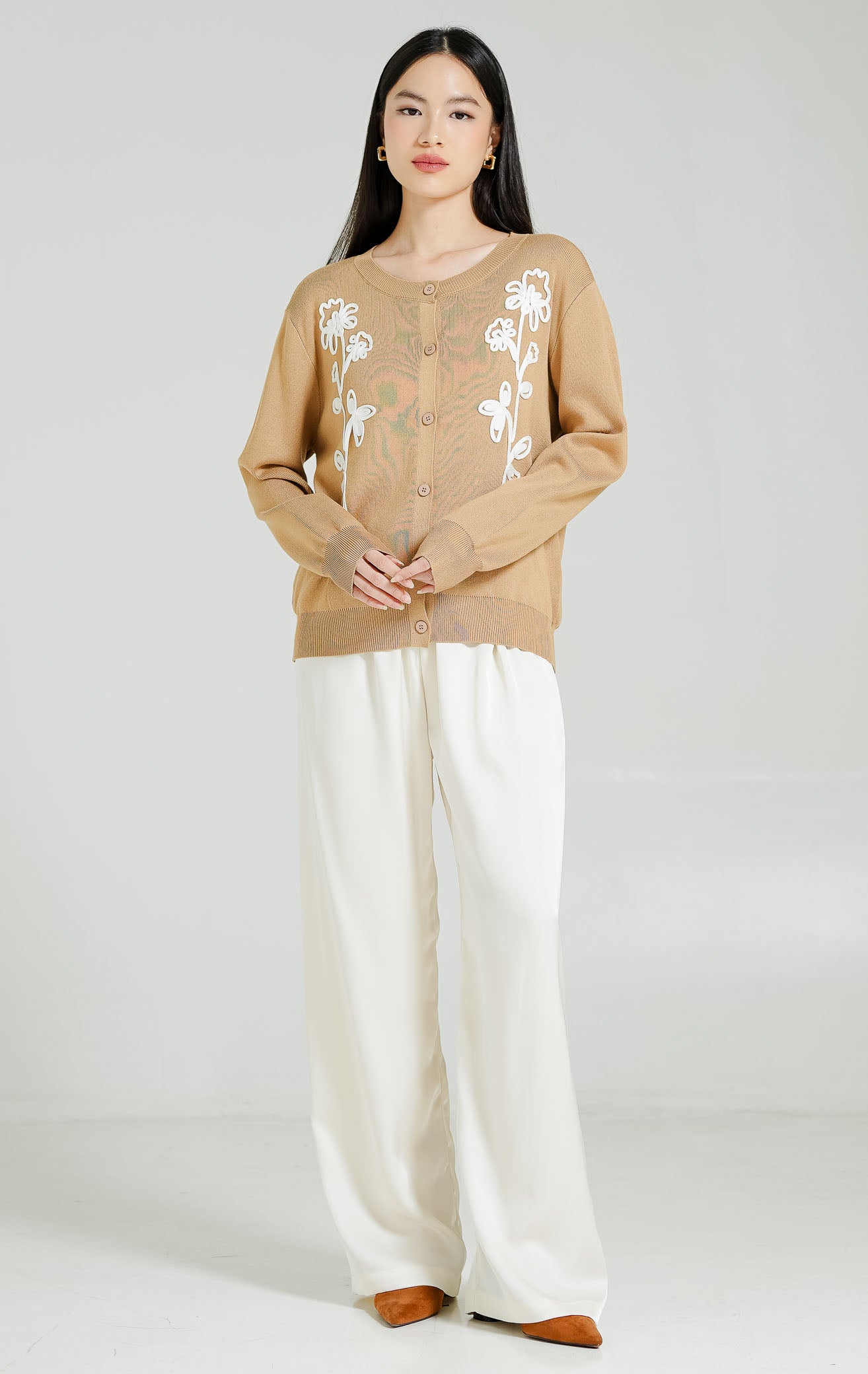 Cecilia Cardigan Light Brown
