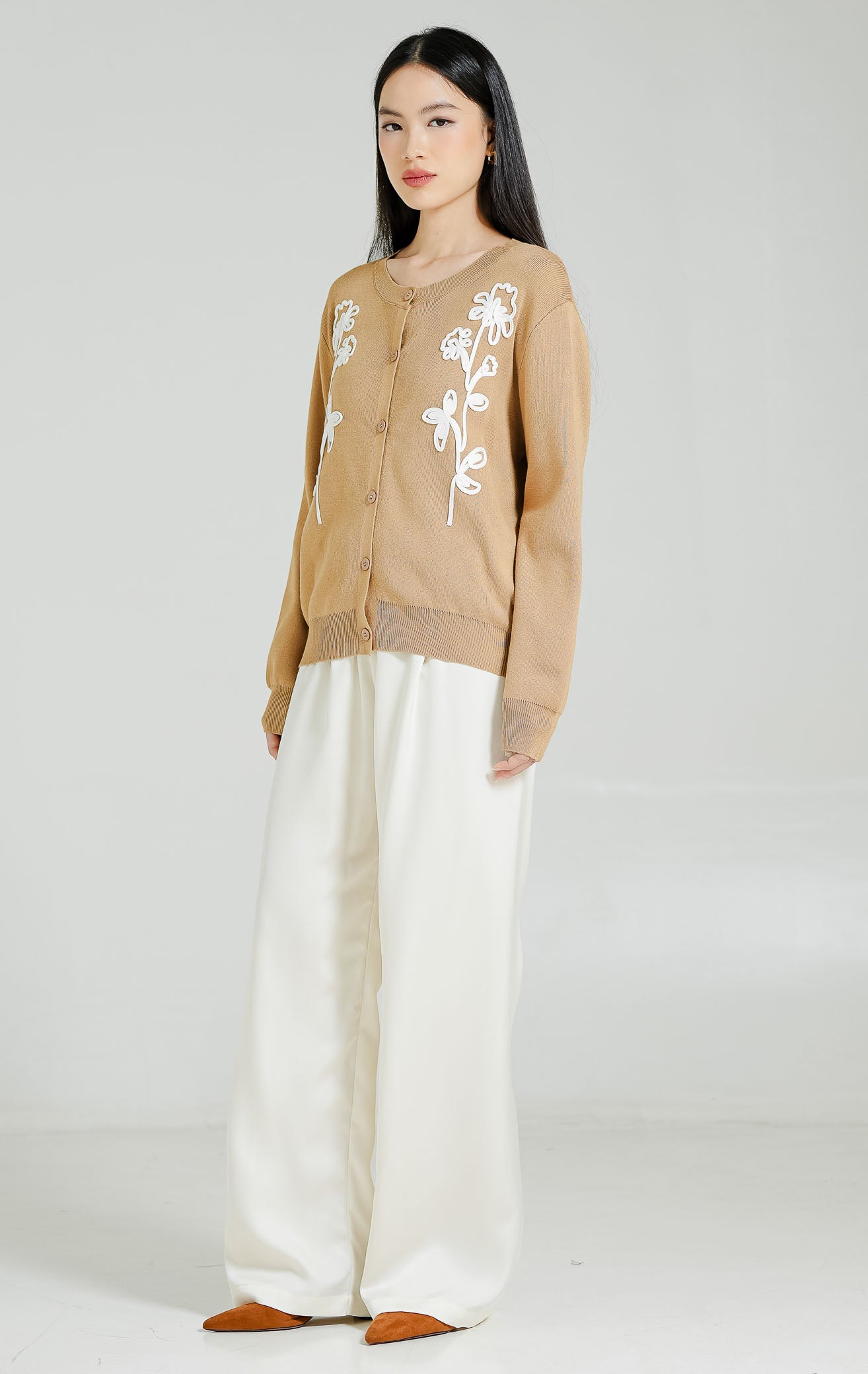 Cecilia Cardigan Light Brown