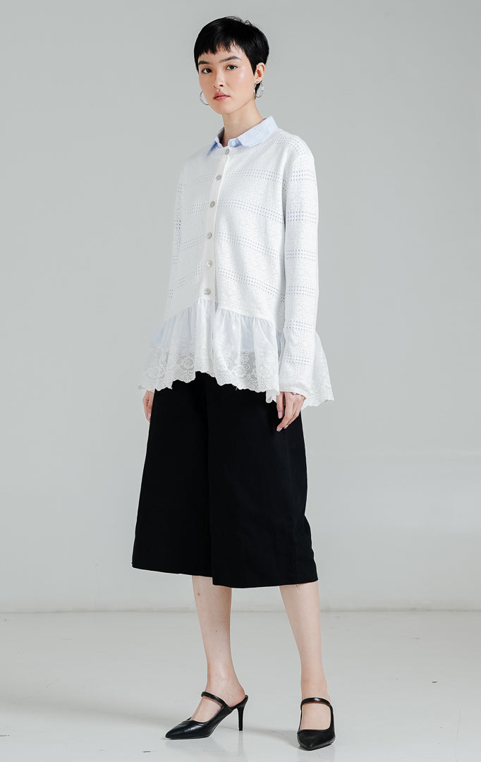 Carolene Cardigan White