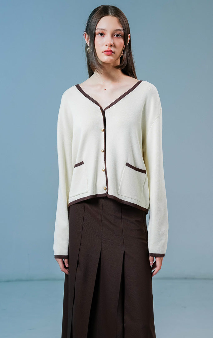 Darien Cardigan Ivory