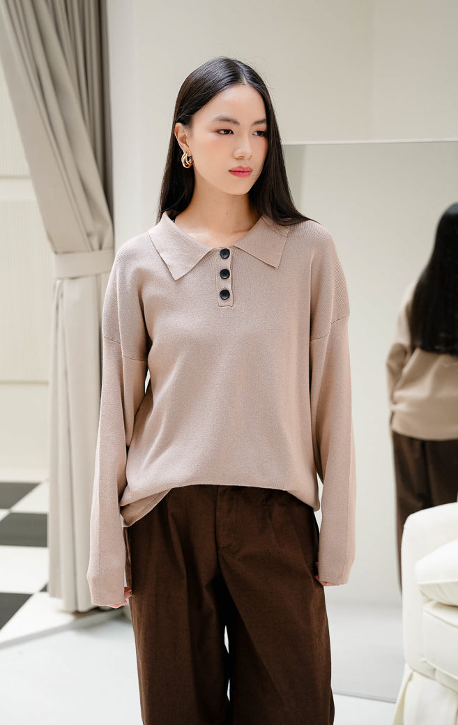 Neddra Sweater Light Brown