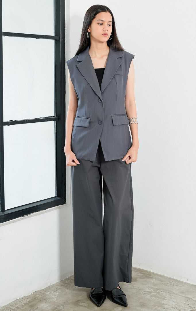 Crawford Vest Grey