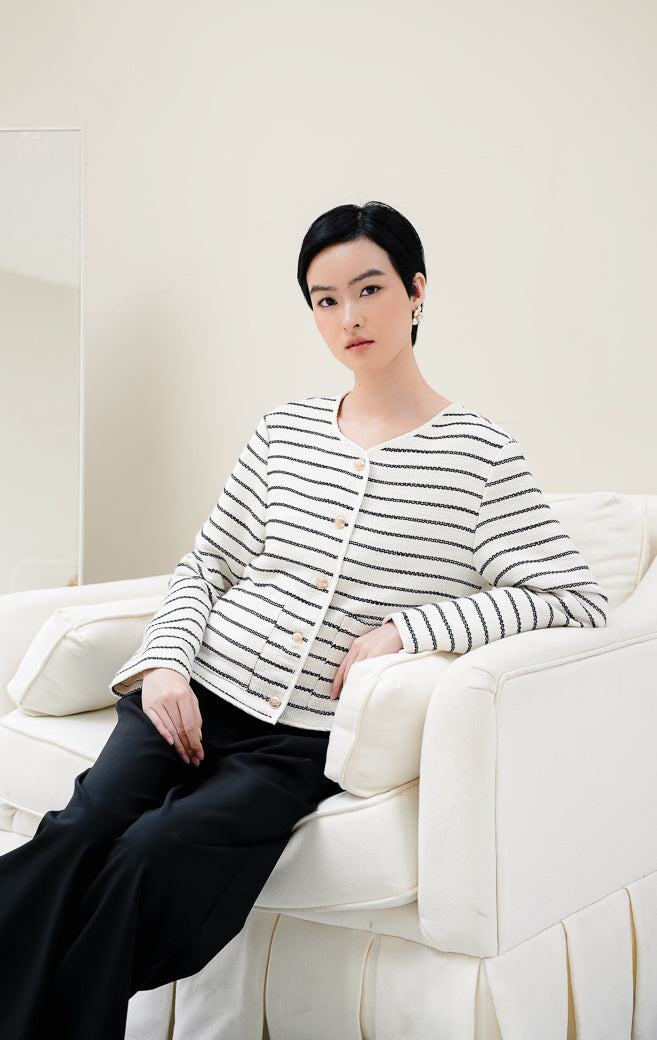Caspian Blazer Ivory