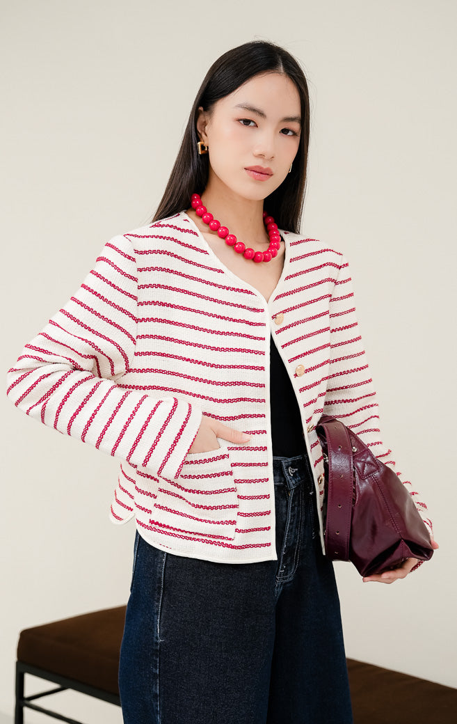 Caspian Blazer Red