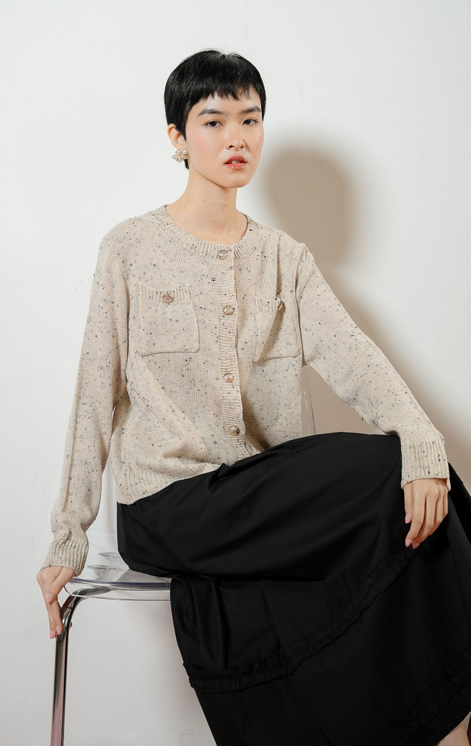 Chrystelle Cardigan Ivory