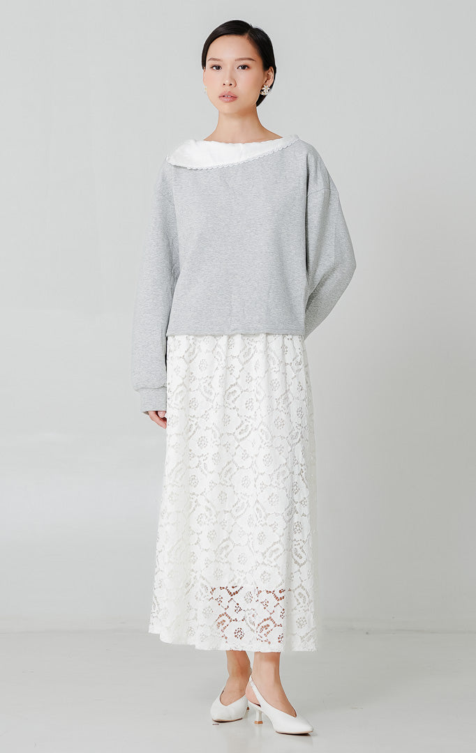 Lunette Sweater Light Grey