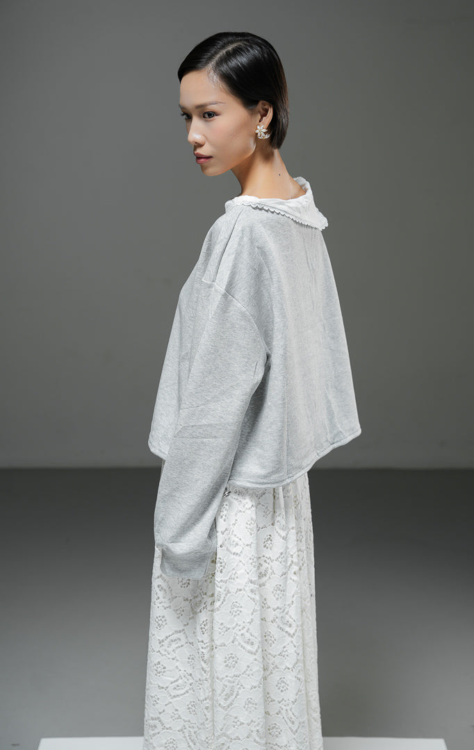 Lunette Sweater Light Grey