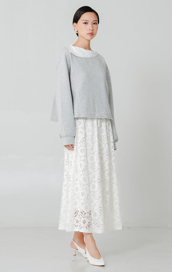 Lunette Sweater Light Grey