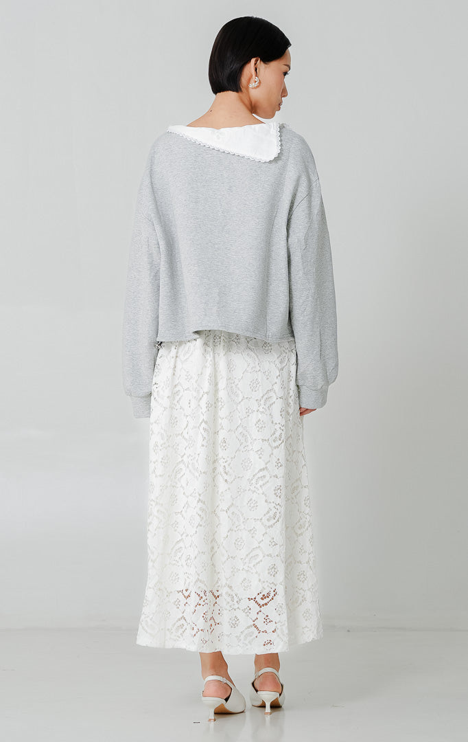 Lunette Sweater Light Grey