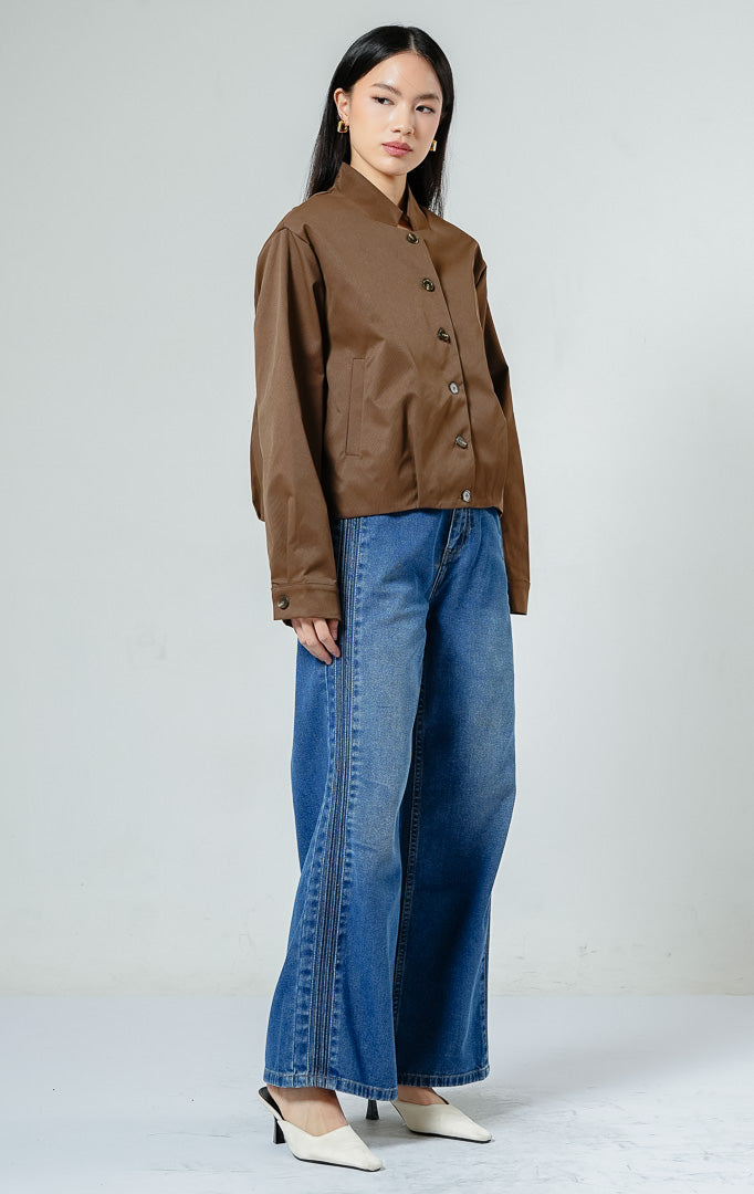 Nicolette Jacket Dark Brown