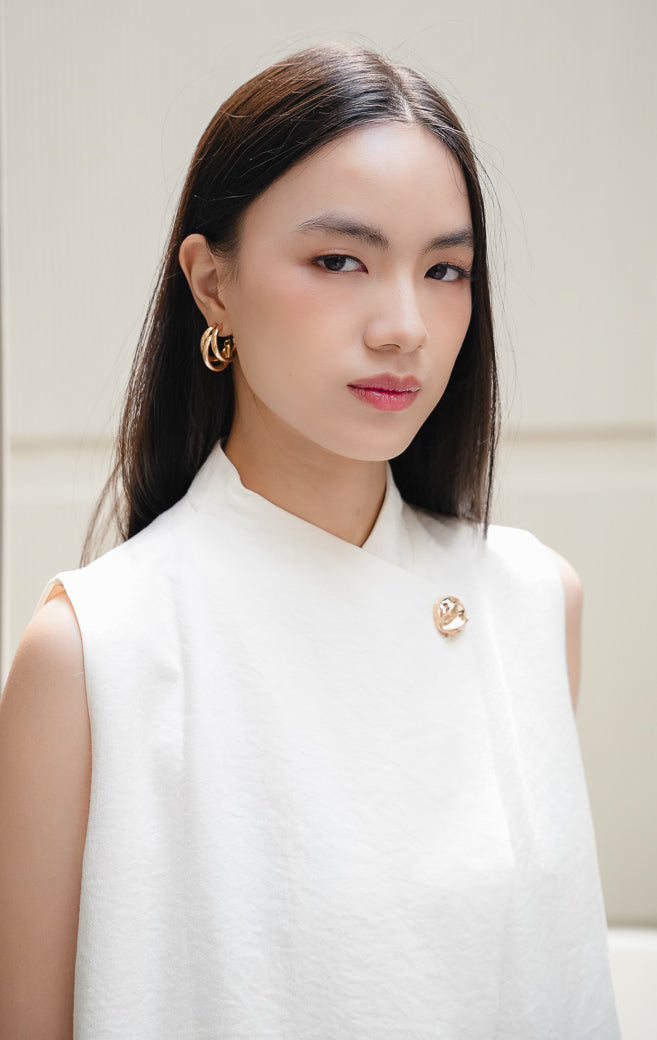 Viridiana Vest Ivory