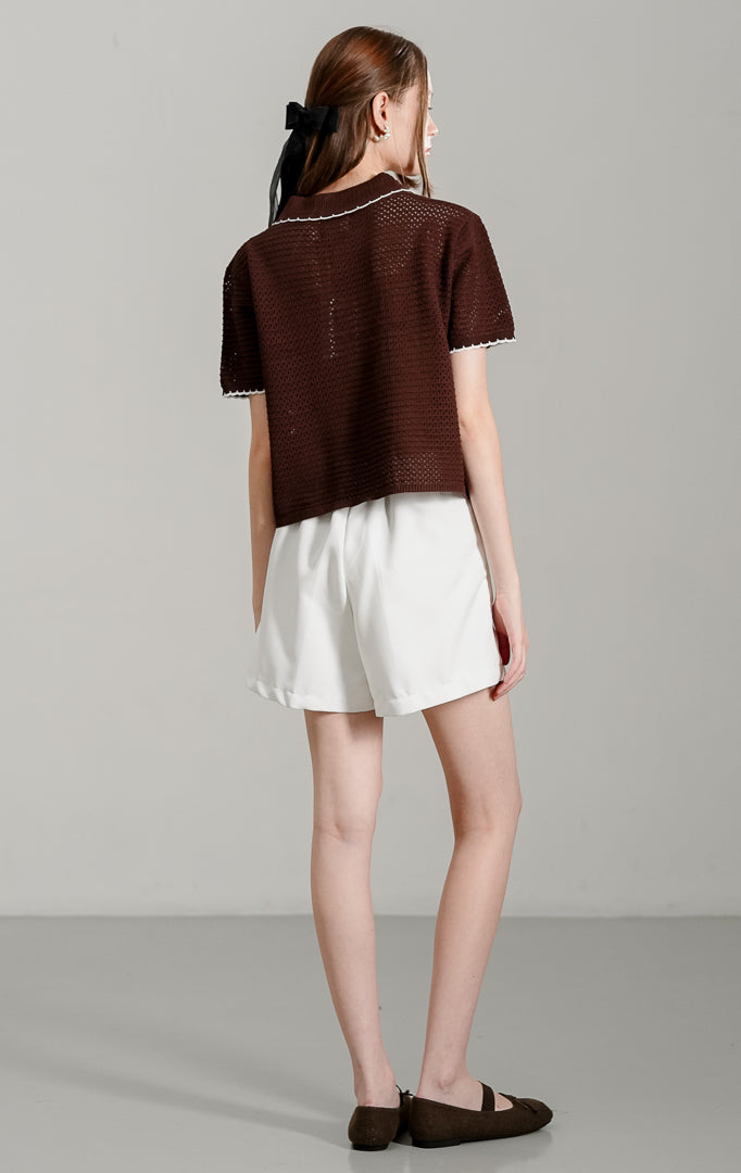 Mylah Cardigan Dark Brown