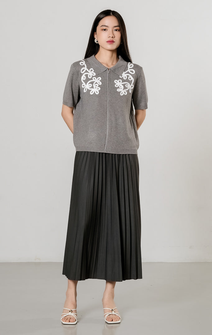 Gwynette Top Grey