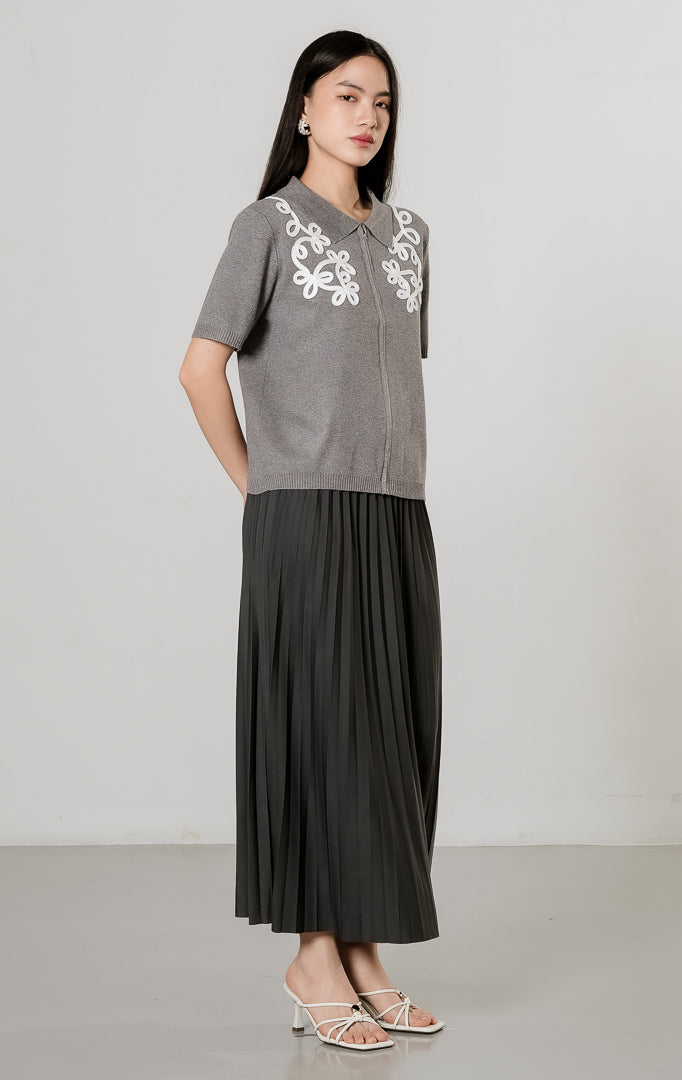 Gwynette Top Grey