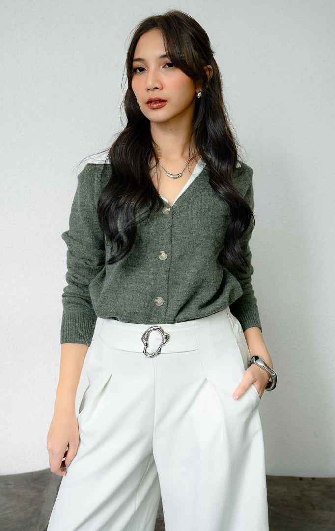 SF Franz Sweater Dark Green