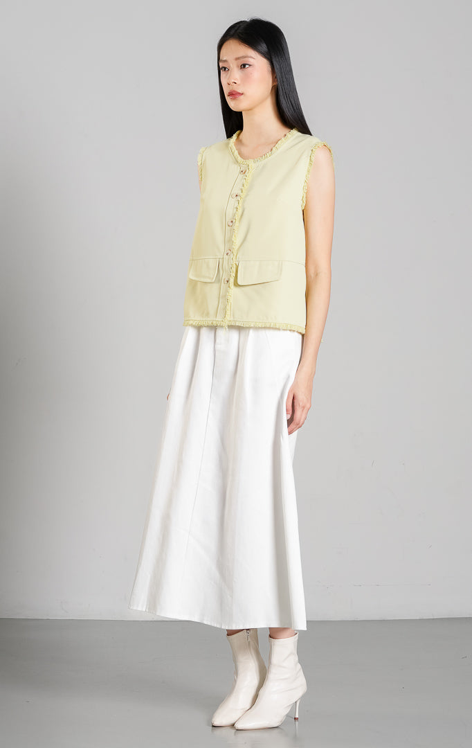Venetia Vest Yellow