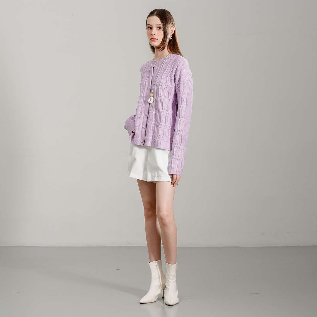 Twyla Cardigan Purple